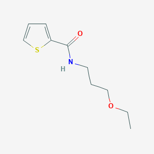 molecular formula C10H15NO2S B216496 N-(3-ethoxypropyl)thiophene-2-carboxamide 