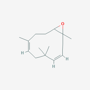 molecular formula C15H24O B216557 (1R,3Z,7Z,11R)-1,5,5,8-tetramethyl-12-oxabicyclo[9.1.0]dodeca-3,7-diene CAS No. 19888-34-7