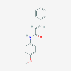 molecular formula C16H15NO2 B021659 N-(肉桂酰)-4-甲氧基苯胺 CAS No. 76228-15-4