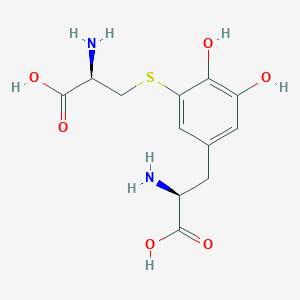 molecular formula C12H16N2O6S B216619 Cysteinyldopa CAS No. 19641-92-0