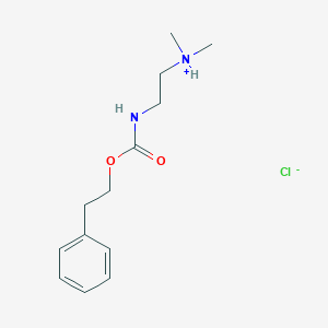 molecular formula C13H21ClN2O2 B216630 Phenethyl N-(2-(dimethylamino)ethyl)carbamate hydrochloride CAS No. 101491-71-8