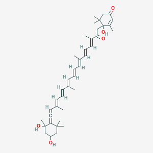 molecular formula C9H7BrN2S B216653 (6S,3'S,5'R,6'R)-6,3',5'-Trihydroxy-4,5,6',7'-tetradehydro-7,8,5',6'-tetrahydro-beta,beta-carotene-3,8-dione CAS No. 100667-78-5