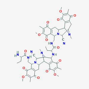 molecular formula C60H68N10O14 B216701 Saframycin Y2b-d CAS No. 107163-30-4