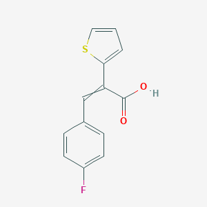 molecular formula C13H9FO2S B216716 3-(4-Fluorophenyl)-2-thiophen-2-ylprop-2-enoic acid CAS No. 104314-04-7