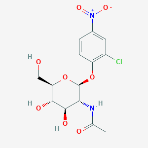 molecular formula C14H17ClN2O8 B216718 2-Chloro-4-nitrophenyl-N-acetyl-beta-D-glucosaminide CAS No. 103614-82-0