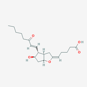 molecular formula C9H13ClO B216755 (5E)-5-[(3aR,4R,5R,6aS)-5-hydroxy-4-[(E)-3-oxooct-1-enyl]-3,3a,4,5,6,6a-hexahydrocyclopenta[b]furan-2-ylidene]pentanoic acid CAS No. 100311-07-7