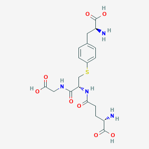 molecular formula C19H26N4O8S B216792 N-(S-(4-(2-Amino-2-carboxyethyl)phenyl)-N-L-gamma-glutamyl-L-cysteinyl)glycine CAS No. 109572-69-2