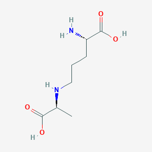 molecular formula C8H16N2O4 B216810 N(5)-(L-1-羧乙基)-L-鸟氨酸 CAS No. 104537-93-1