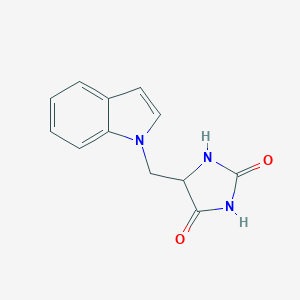 molecular formula C12H11N3O2 B216825 5-Indolylmethylhydantoin CAS No. 108605-53-4