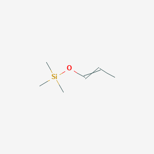 molecular formula C12H11NO B216862 Silane, trimethyl(1-propenyloxy)- CAS No. 19879-97-1