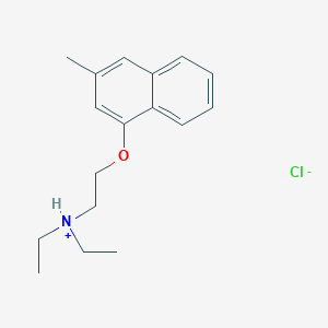 molecular formula C14H16N2O3S B216952 N,N-Diethyl-2-(3-methyl-1-naphthoxy)ethylamine hydrochloride CAS No. 101418-29-5