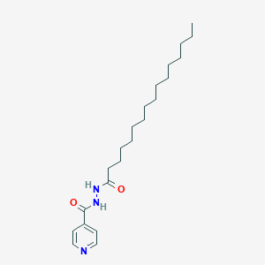 molecular formula C22H37N3O2 B216959 1-Isonicotinyl-2-palmitoyl hydrazine CAS No. 101524-04-3