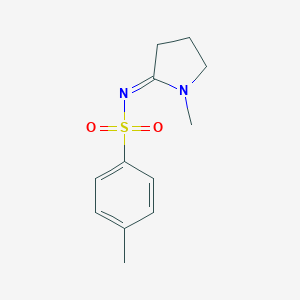 molecular formula C12H16N2O2S B217022 N-(1-Methyl-2-pyrrolidinylidene)-p-toluenesulfonamide CAS No. 19734-35-1