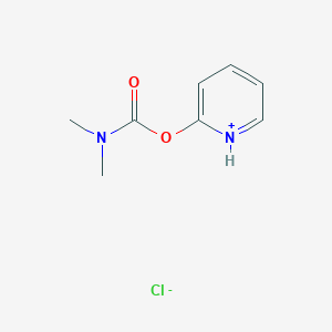 molecular formula C8H11ClN2O2 B217025 Carbamic acid, dimethyl-, 2-pyridyl ester, hydrochloride CAS No. 101491-76-3