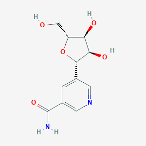 molecular formula C23H23ClN2O3S B217029 5-Ribofuranosylnicotinamide CAS No. 107325-67-7