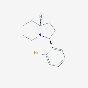 molecular formula C18H12N2O4 B217139 3-(2-Bromophenyl)octahydroindolizine CAS No. 103729-18-6