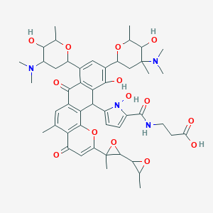 molecular formula C49H60N4O14 B217208 Chromooxymycin CAS No. 101156-09-6