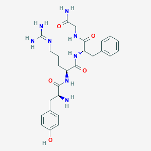 molecular formula C11H16ClNO2 B217243 酪氨酰精氨酰苯丙氨酰甘氨酰胺 CAS No. 100304-60-7