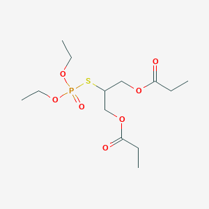 molecular formula C13H32N2O.2I B217244 (2-Diethoxyphosphorylsulfanyl-3-propanoyloxypropyl) propanoate CAS No. 19594-39-9