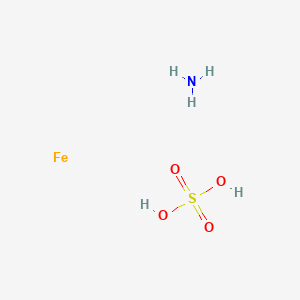 molecular formula C13H32N2O.2I B217245 Sulfuric acid, ammonium iron(2+) salt (2:2:1) CAS No. 19864-63-2