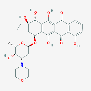 molecular formula C30H35NO11 B217356 Antibiotic MX 2 CAS No. 105026-50-4