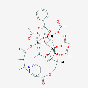 molecular formula C43H49NO18 B217362 Mayteine CAS No. 104736-05-2