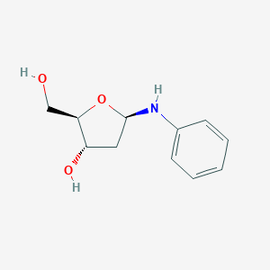 molecular formula C11H15NO3 B217391 2-脱氧-L-核糖-苯胺 CAS No. 104578-89-4