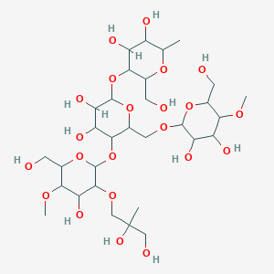 molecular formula (C6H10O5)n B217433 Starch, 2-hydroxypropyl ether CAS No. 9049-76-7