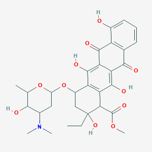 molecular formula C30H35NO11 B217441 Epelmycin D CAS No. 107807-22-7