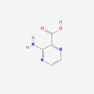 molecular formula C5H5N3O2 B021745 3-氨基吡嗪-2-羧酸 CAS No. 5424-01-1