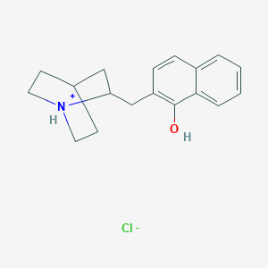 2-(1-Azabicyclo(2.2.2)oct-2-ylmethyl)-1-naphthalenol hydrochloride