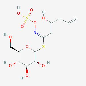 molecular formula C12H20NO10S2- B217463 Gluconapoleiferin CAS No. 19764-03-5
