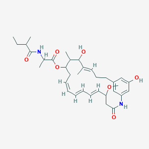 molecular formula C34H48N2O7 B217465 Trienomycin C CAS No. 100662-00-8