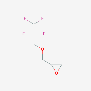 molecular formula C6H8F4O2 B021748 ((2,2,3,3-四氟丙氧基)甲基)环氧乙烷 CAS No. 19932-26-4