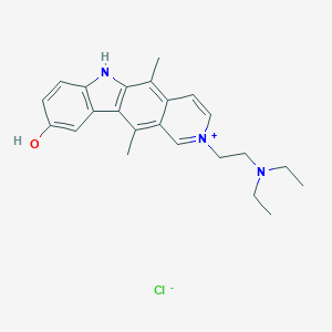 molecular formula C23H28ClN3O B217519 Datelliptium Chloride CAS No. 105118-14-7