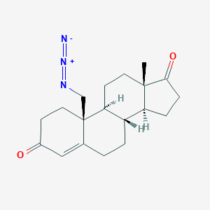 molecular formula C19H25N3O2 B217533 19-Azidoandrost-4-ene-3,17-dione CAS No. 102053-40-7