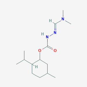 molecular formula C10H12N2OS B217593 Carbazic acid, 3-dimethylaminomethylene-, 2-isopropyl-5-methylcyclohexyl ester CAS No. 101418-03-5