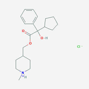 Benzeneacetic acid,a-cyclopentyl-a-hydroxy-,(1-methyl-4-piperidinyl)methyl ester,hydrochloride