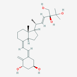 molecular formula C6H11NO2 B217608 (2S)-2-[(E,3R)-3-[(1R,3aS,4Z,7aR)-4-[(2Z)-2-[(3S,5R)-3,5-dihydroxy-2-methylidenecyclohexylidene]ethylidene]-7a-methyl-2,3,3a,5,6,7-hexahydro-1H-inden-1-yl]but-1-enyl]-3-methylbutane-1,2,3-triol CAS No. 103305-10-8