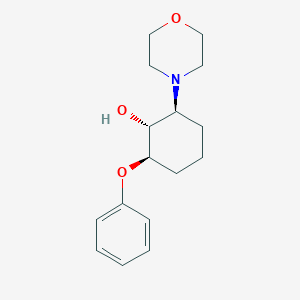 molecular formula C16H23NO3 B217679 (1R,2S,6R)-2-morpholin-4-yl-6-phenoxycyclohexan-1-ol CAS No. 108661-67-2