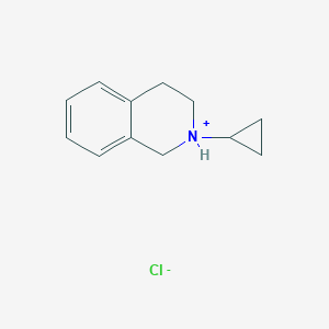 molecular formula C12H16ClN B217697 N-Cyclopropyl-1,2,3,4-tetrahydroisoquinoline hydrochloride CAS No. 102395-77-7