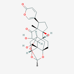 molecular formula C26H32O9 B217713 Bryotoxin B CAS No. 105608-31-9