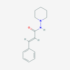 molecular formula C14H18N2O B217716 2-Propenamide, 3-phenyl-N-1-piperidinyl- CAS No. 100908-68-7