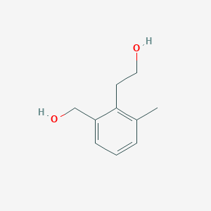 molecular formula C10H14O2 B021775 2-[2-(Hydroxymethyl)-6-methylphenyl]ethanol CAS No. 103440-33-1