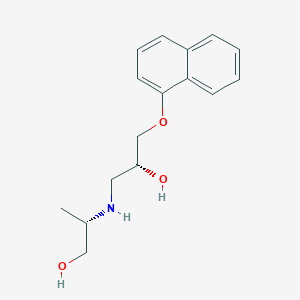 molecular formula C22H26N2O2 B217760 1-(1-Hydroxy-2-propylamino)-3-(1-naphthoxy)-2-propanol CAS No. 103478-75-7