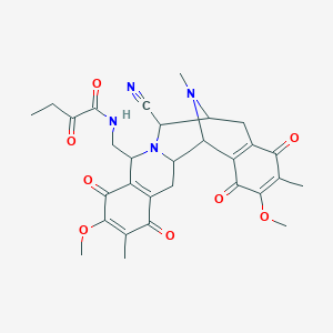 molecular formula C30H32N4O8 B217771 Saframycin Ad-1 CAS No. 107140-33-0