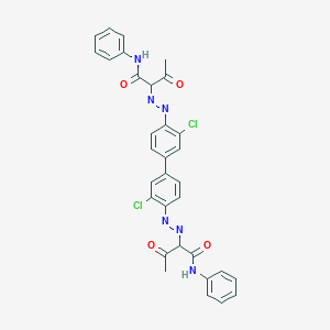 molecular formula C32H26Cl2N6O4 B021781 C.I. 颜料黄 12 CAS No. 6358-85-6