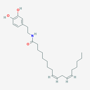 molecular formula C26H18N4O6S2 B217812 N-Linoleoyldopamine CAS No. 105955-12-2