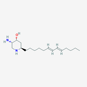 molecular formula C26H18N4O6S2 B217813 Pseudodistomin B CAS No. 106293-83-8