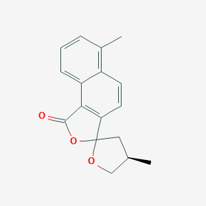 molecular formula C17H16O3 B217816 Danshinspiroketallactone CAS No. 100414-80-0